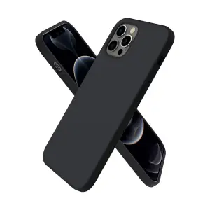Apple İphone 12 Pro Max Kılıf First Silikon - Siyah