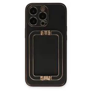 Apple İphone 13 Pro Kılıf Coco Elit Kapak - Siyah