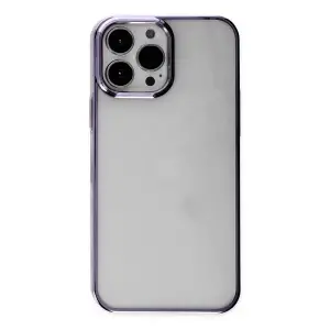 Apple İphone 13 Pro Kılıf Element Silikon - Mor