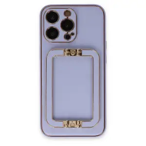 Apple İphone 13 Pro Max Kılıf Coco Elit Kapak - Lila