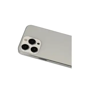 Apple İphone 13 Pro Max Rainbow Kamera Lens Koruma Cam - Beyaz