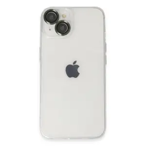 Apple İphone 14 Kılıf Luko Lens Silikon - Yeşil