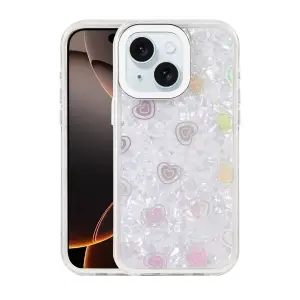 Apple İphone 14 Lumi Desenli Kapak - Beyaz