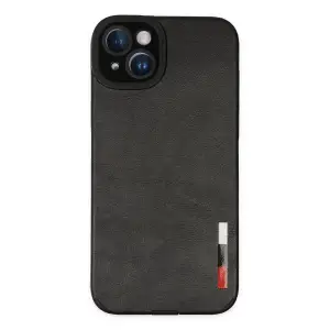 Apple İphone 14 Plus Kılıf Loop Deri Silikon - Siyah
