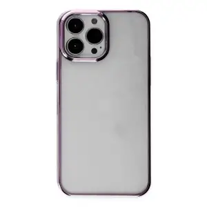 Apple İphone 14 Pro Kılıf Element Silikon - Lila