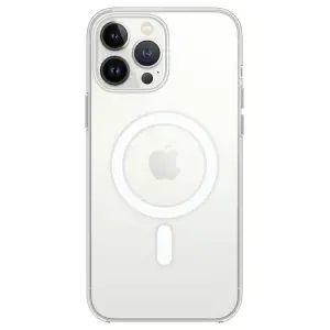 Apple İphone 14 Pro Kılıf Magneticsafe Şeffaf Silikon - Şeffaf