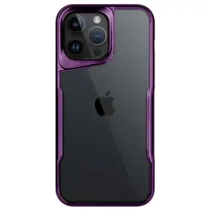 Apple İphone 14 Pro Max Kılıf Boyi Silikon Kapak - Derin Mor