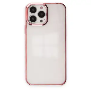 Apple İphone 14 Pro Max Kılıf Element Silikon - Pembe