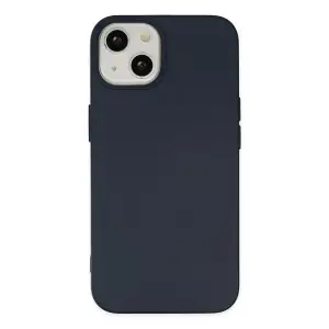 Apple İphone 15 Kılıf Nano İçi Kadife Silikon - Lacivert