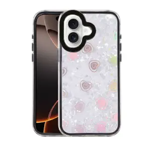 Apple İphone 16 Lumi Desenli Kapak - Siyah