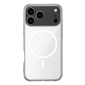 Apple İphone 17 Pro Kılıf Magneticsafe Şeffaf Silikon - Şeffaf