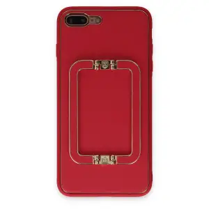 Apple İphone 7 Plus Kılıf Coco Elit Kapak - Kırmızı