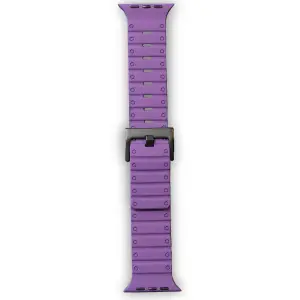 Apple Watch 42mm Magnus Mıknatıslı Silikon Kordon (saat Değildir) - Mor