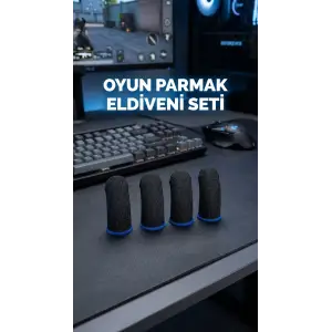 Ayarlanabilir Oyuncu Parmak Eldiveni Hassas Kontrol Ve Konfor Sunar