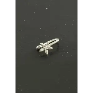 Çiçek Tragus Zirkon Taşlı Piercing 1 Adet