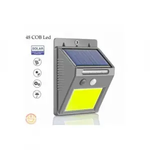 Hareket Sensörlü Solar 48 Led Bahçe Lambası