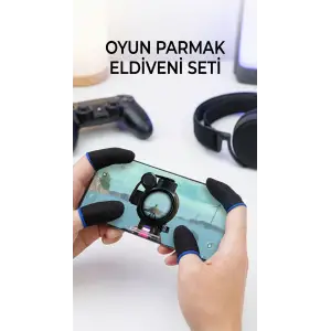 Hassas Kontrol Sunan Dayanıklı Oyuncu Parmaklık Eldiveni