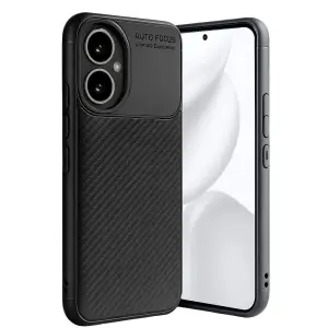 Honor 400 Kılıf Auto Focus Karbon Kapak - Siyah