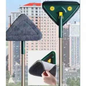 2 Bezli Üçgen Çek Çekli Mop Islak Mendil Uyumlu