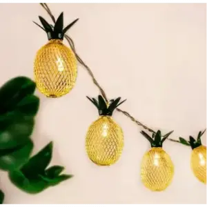2 Metre 10 LED Pilli 2 Kademeli Ananas Led Işık