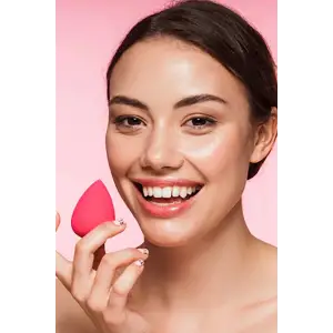 4lü Profesyonel Yüz Make-up Makyaj Sürgeri Armut Şeklinde Tatlı Islak Kuru Kullanım
