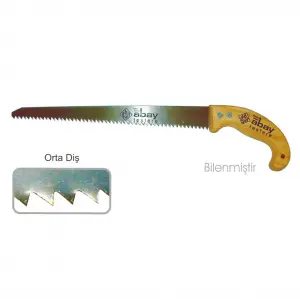 ieg™ Abay Orta Diş Bağ Testere 35 cm - Ahşap Sap