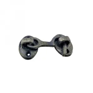 Antika Tarz Dekoratif Pirinç Çengeli - 5cm, Oksit