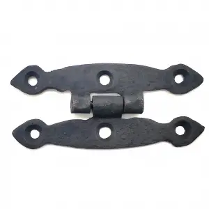 ieg™ Antika Tarz Dekoratif Pirinç Dar Menteşe - 75x39 mm, Oksit
