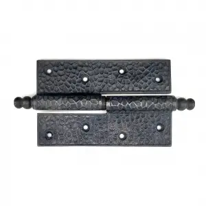 Antika Tarz Dekoratif Pirinç Lüks Okka Menteşe - 15cm, Oksit