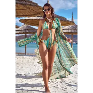 ieg™ Argento 2106-3018 Kadın Önü Açık Uzun Kaftan