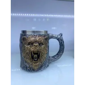 Ayı Çelik Kupa Bardak Kod 230027