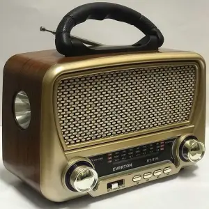Bluetoothlu Nostaljik Radyo Usb Mp3 Player RT-819