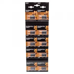 Duracell 1.5V İnce AAA 20li Alkalin Pil LR03/MN20