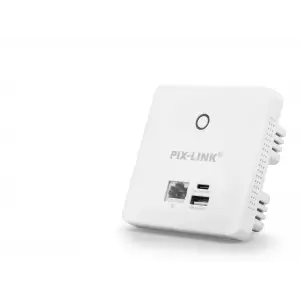 Duvar Tipi Wifi Access Point Poe Destekli 300 Mbps - Beyaz LV-CAP08
