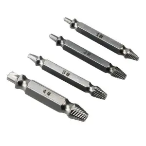 ieg™ Easy Out 4lü Sökme Takımı - Hasar Görmüş Vida Çıkarıcı
