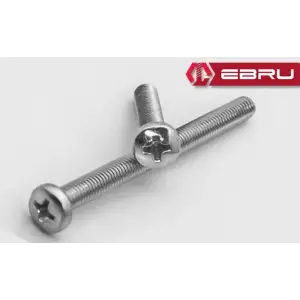 ieg™ Ebru Yuvarlak Yıldız Başlı YSB Civata M5x70 - 100 Adet