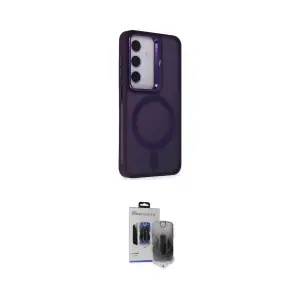 ieg™ Galaxy S24 Kılıf Akış Form - Siyah Vanessa Magic Hayalet Cam