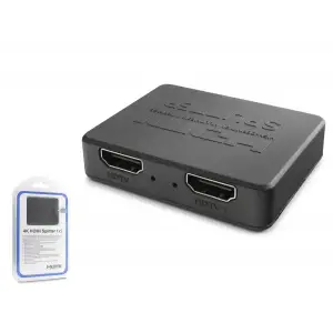 Hdmi Splitter 4K 1 In 2 Out + Usb Güç Kablosu - Siyah HDX1371