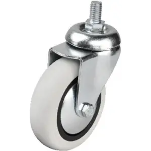 Hts 352 - 75x25 mm PVC Makaralı Vidalı Teker 4 Adet