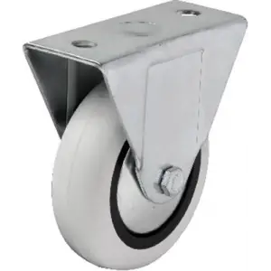 Hts 355 - 75x25 mm PVC Makaralı Sabit Teker 4 Adet