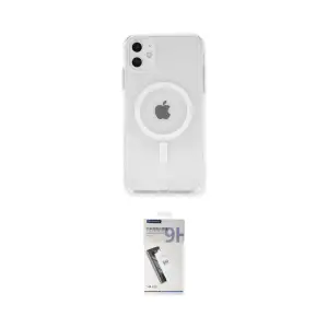 ieg™ iPhone 11 Kılıf Ahenk Yansıma Prime - Şeffaf Uv Polymer Nano Ekran Koruyucu