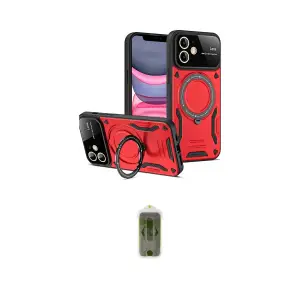 ieg™ iPhone 11 Kılıf Kıvılcım Modern Serisi - Siyah Joko Magic 5D Hayalet Cam