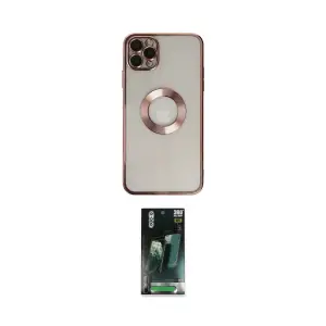 ieg™ iPhone 11 Pro Kılıf Pusula Form - Şeffaf 360 Full Body Arka Koruyucu