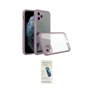 ieg™ iPhone 11 Pro Max Kılıf Nova Asil Özel Seri - Şeffaf Pasifik Cam Ekran Koruyucu
