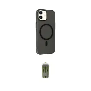 ieg™ iPhone 12 Kılıf Çekirdek Modern Prime - Siyah Joko Magic 5D Hayalet Cam