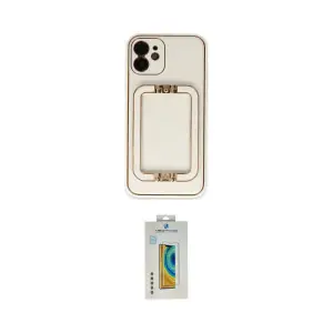 ieg™ iPhone 12 Kılıf Kozmos Minimal Prime - Siyah Polymer Nano Ekran Koruyucu