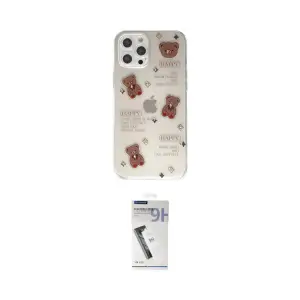 ieg™ iPhone 12 Pro Kılıf Eksen Asil Prime - Şeffaf Uv Polymer Nano Ekran Koruyucu