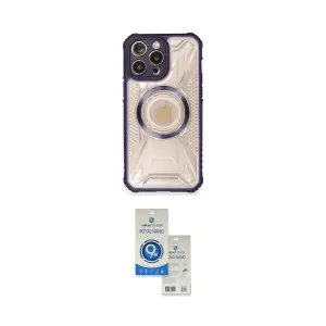 ieg™ iPhone 12 Pro Max Kılıf Kutup Modern - Şeffaf Royal Nano Ekran Koruyucu