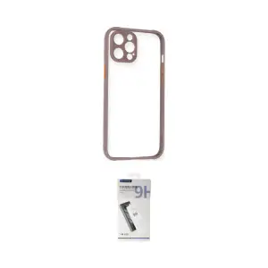 ieg™ iPhone 12 Pro Max Kılıf Nova Asil Özel Seri - Şeffaf Uv Polymer Nano Ekran Koruyucu