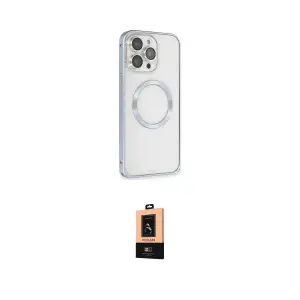 ieg™ iPhone 13 Pro Max Kılıf Ahenk Işık Serisi - Şeffaf Maxco Cam Ekran Koruyucu
